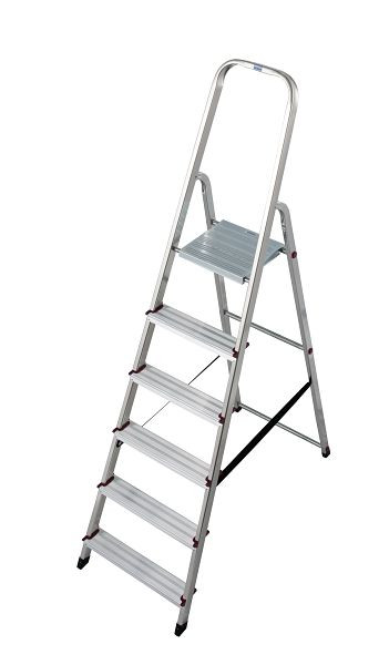 Krause Corda Stehleiter 1x6 Stufen, 736, 4009199000736