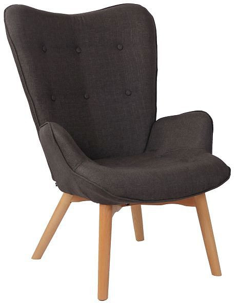 CLP Lounger Durham Stoff, dunkelgrau, 309557, 4251563476207