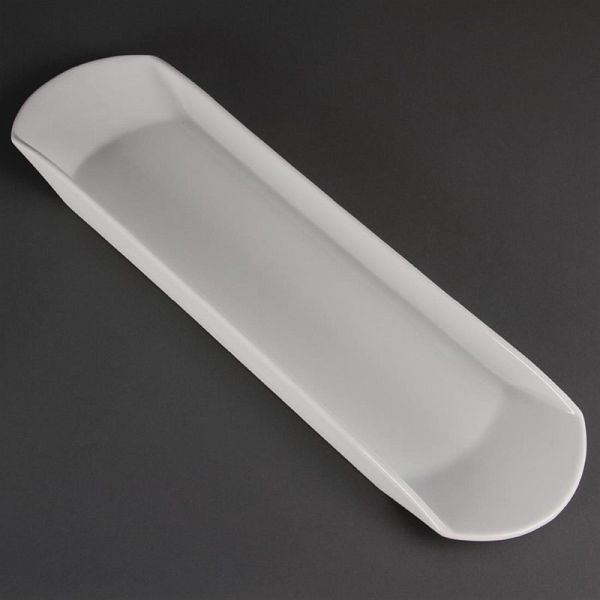 Olympia Whiteware rechteckige Snackschale Gondola 56cm, CC898