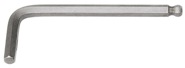 Kraftwerk Kugelkopf-Winkelstiftschlüssel für Innensechskantschrauben, lang, poliert und matt verchromt 1.5mm, 3602-1.5