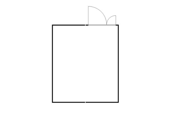 FLADAFI Materialcontainer-Kombination, IC Pro 1540, isoliert, mit isoliertem Boden, Doppelflügeltür (asymmetrisch) auf der 4 m Seite, F2222510204-F911