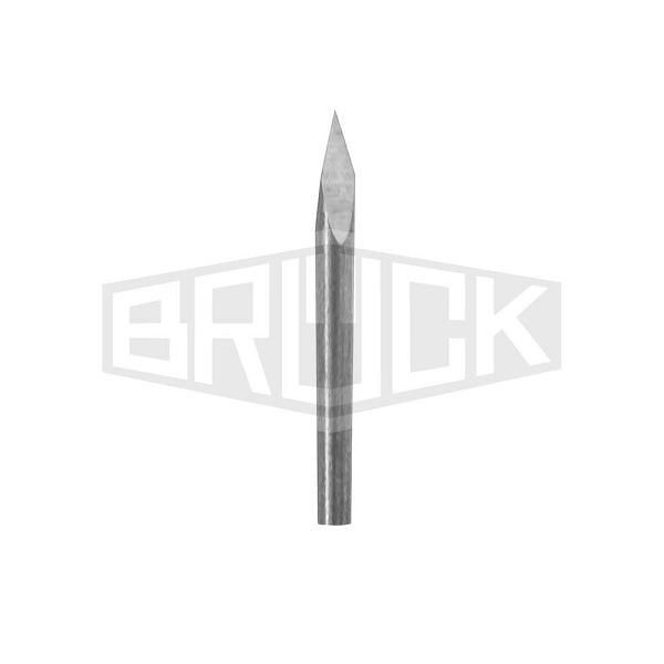 BRÜCK ZOBO Zentrierspitze CP-WD, Durchmesser: 2,5mm, Profiltiefe: 3,5mm, für System 2, 762607