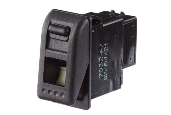 HELLA Schalter, Kippbetätigung, Ausstattungsvar.: I-0, Anschlussanzahl: 8, Sicherheitsschalter, 6EH 007 832-671