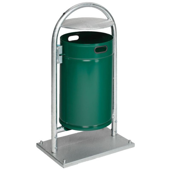 Stein HGS Abfallbehälter -Cubo Marcos-, enzianblau /ohne Dach, Maße 1100 x 600 x 400 mm, 17327