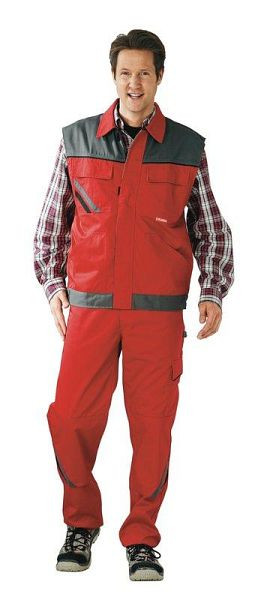 Planam Highline Weste, rot/schiefer/schwarz, Größe 4XL, 2366068