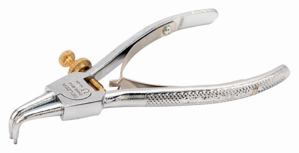 Belzer Zange für Außensicherungsringe, 90° abgewinkelt, 165 mm, 2466 B19