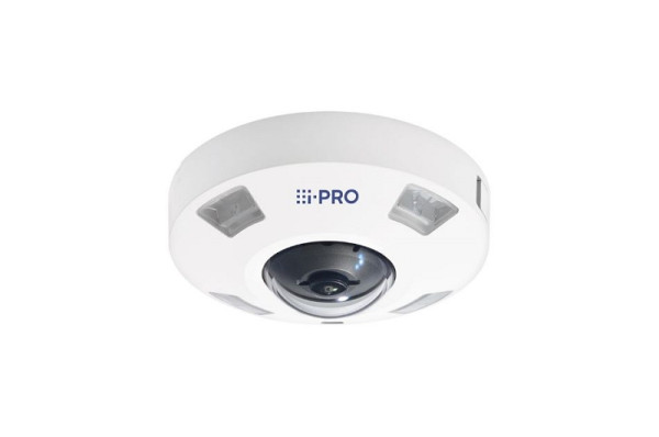 i-Pro Netzwerk Fisheye Kamera S-Serie, 5MP@30fps, 0,84mm AI, IK10, IP66, IR, out, Steuer-Schnittstellen: RJ45, WV-S4556LA
