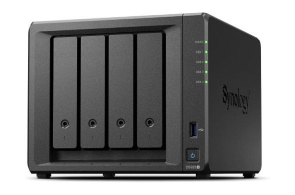 Synology Network Attached Storage, 4-Bay, Hotswap, ohne HDD, GBit LAN, USB 3.0, DS923+