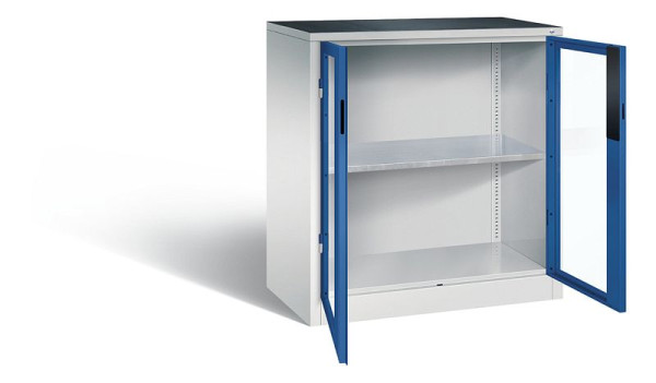 C+P Werkzeugschrank Acurado, H1000xB930xT500mm, Farbe: Lichtgrau / Enzianblau, Muldengriff, 8821-055 S10193
