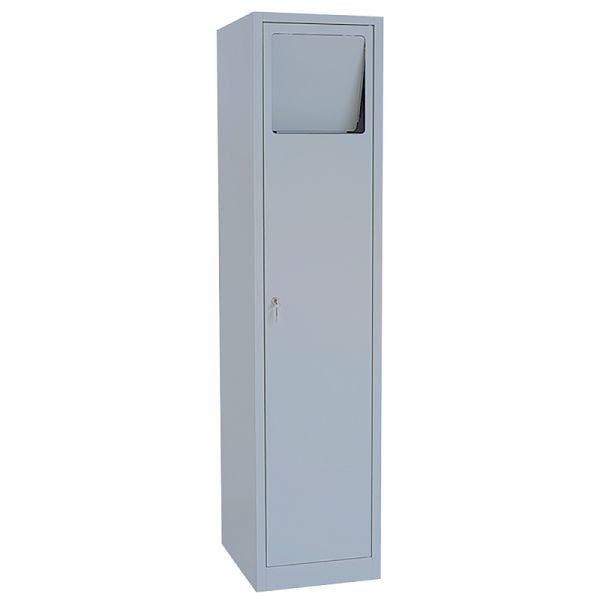 Lüllmann Wäschesammelschrank, 1800 x 415 x 500 mm, lichtgrau, 526510