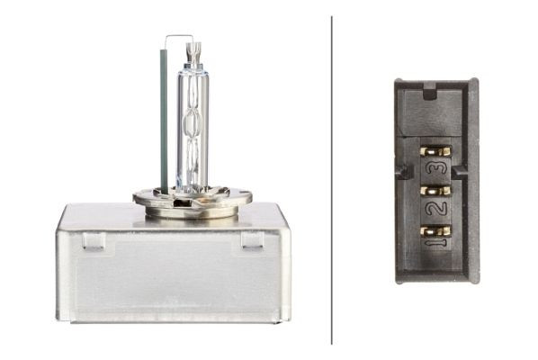 HELLA Glühlampe, D5S, Xenon up to 4300 Kelvin, 12V, 25W, Schachtel, 8GS 007 949-531
