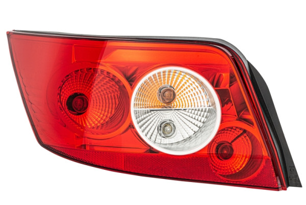 HELLA Heckleuchte, Glühlampe, glasklar/rot, für u.a. Renault Megane II Coupé-Cabr. (EM0/1_), ECE, links, 2VP 008 736-111