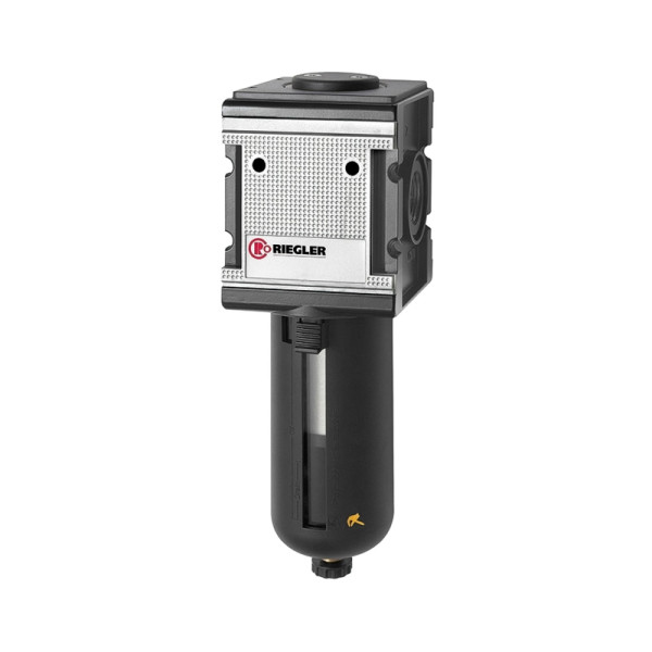 Riegler Vorfilter »multifix« PC-Behälter, Schutzkorb, 0,3 µm, BG 4, G 3/4, 133115