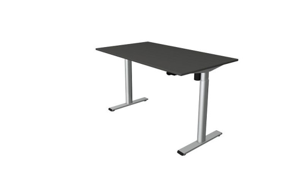 Kerkmann Steh-/Sitztisch Move 1 base 1400 x 800 mm, elektrisch höhenverstellbar von 730-1230 mm, anthrazit, 10301013