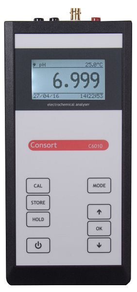 Consort C6010 Set Glas PH, Konfektioniertes Set zur pH-Messung, C6010P