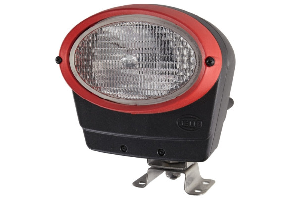 HELLA Xenon-Arbeitsscheinwerfer, Oval 100 Integral, 24V, Anbau/Schraubanschluss, 4-Punkt Befestigung, Nahfeldausleuchtung, DEUTSCH Stecker, 1GA 996 261-531