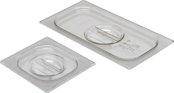Hendi GN-Deckel, 325 mm, GN 1/3, transparent, Edelstahl, 864135