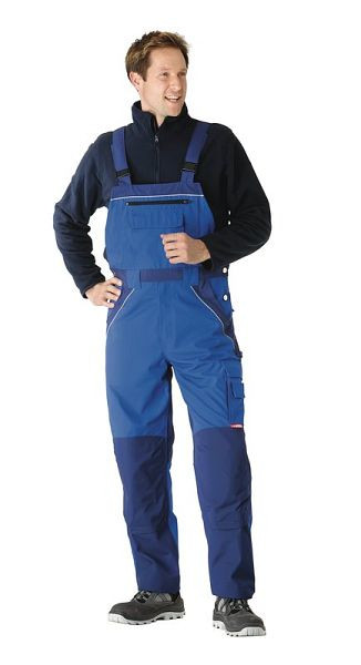 Planam Plaline Latzhose, kornblumenblau/marine, Größe 56, 2521056