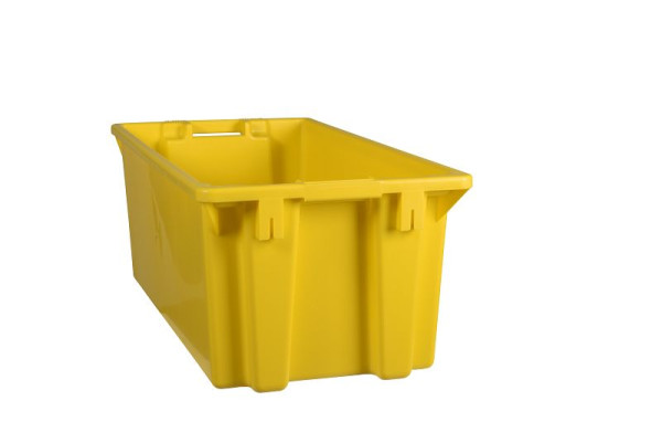 Plastipol-Scheu K 400/80 POLYBOX PP GELB, 800 mm x 400 mm x 300 mm, 28480014