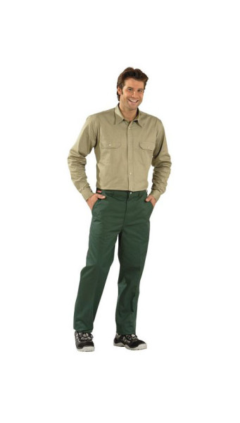 Planam MG 260 Bundhose, mittelgrün, Größe 90, 0822090