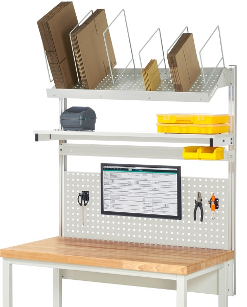RAU System-Aufbau - Komplettset 03, für Produktbreite 1250 mm, RAL7035/RAL7035, EE-BW-KS-03-1250.12