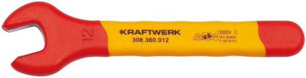 Kraftwerk Maulschlüssel 12 mm VDE, 308.360.012, 7612206135887