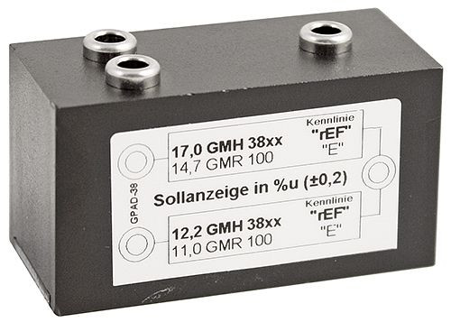 Greisinger GPAD 38 Prüfadapter (mit 2 Referenzwerten) zur Überprüfung der Gerätefunktionen von GMH 38XX und GMR 110, 601328