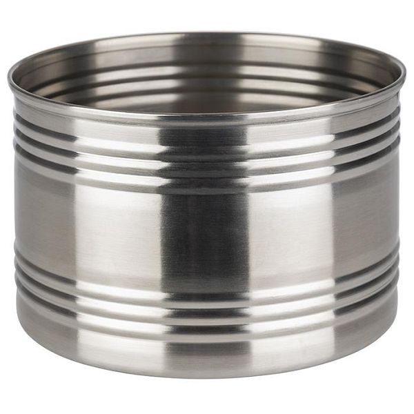 APS Schale Snackcan, Ø 12 cm, Höhe: 8 cm, Edelstahl, 0,8 Liter, 40659
