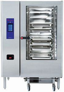 Eloma GENIUS MT 20-21 Heißluftdämpfer 400V / 34kW, Elektro, Rechtsanschlag, Halogen/Zweifach, autoclean, Multi-Öko, Zuluft, Tür zweistufig, EL2213001-2X