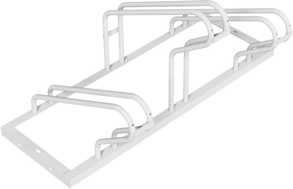 Schake Fahrradständer, Radeinstellung einseitig, 3 Einstellplätze Länge: 1050 mm, 420_30