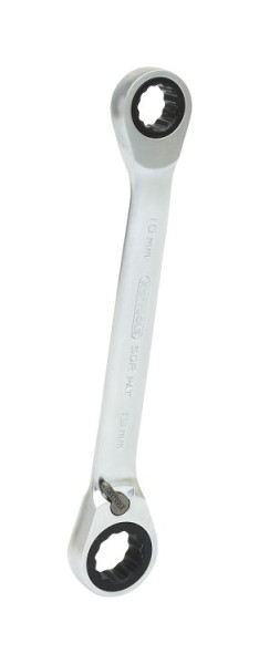 KS Tools GEARplus Doppel-Ratschenringschlüssel umschaltbar 10x13mm, 503.4574