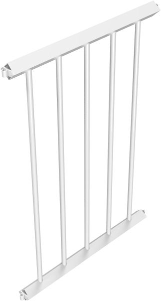 Schake Schutzzaungitter, Zaunfeld, Achsabstand: 750 mm, feuerverzinkt und weiß beschichtet, 418_07BW