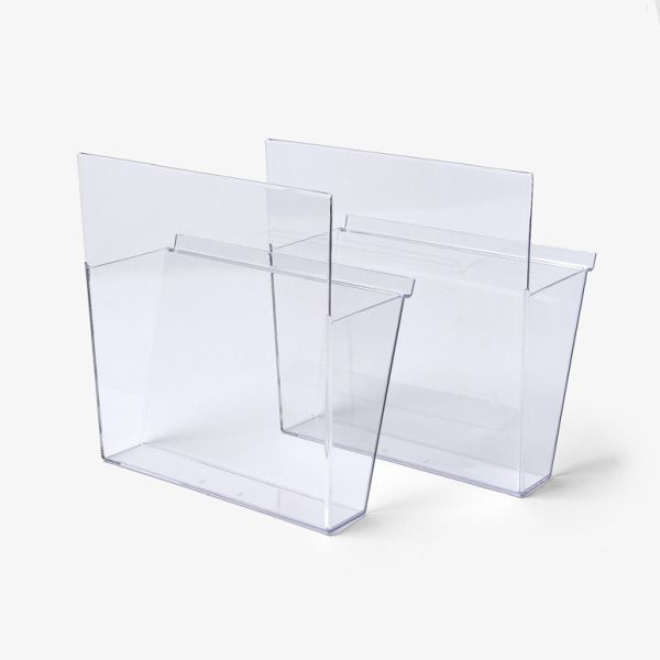 Showdown Displays Prospektablagen VISION Kunststoff, DIN A4, TPOCKETA4x2