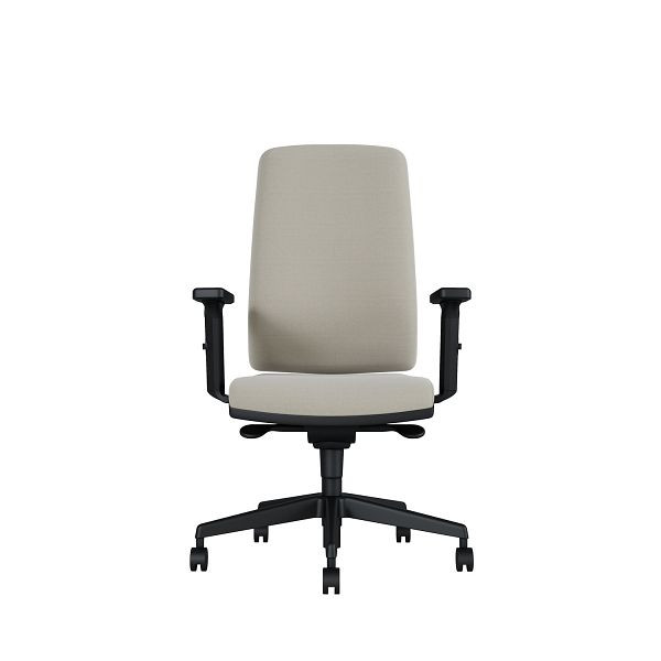 Bisley Bürodrehstuhl Stone, Mit 3D Armlehnen, Kunststofffußkreuz, TN9811 chalk, STONEKDTN9811