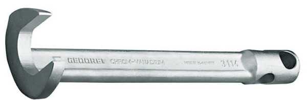 GEDORE 21 mm Klauenschlüssel ohne Drehstift, Vanadium-Stahl, 6677140