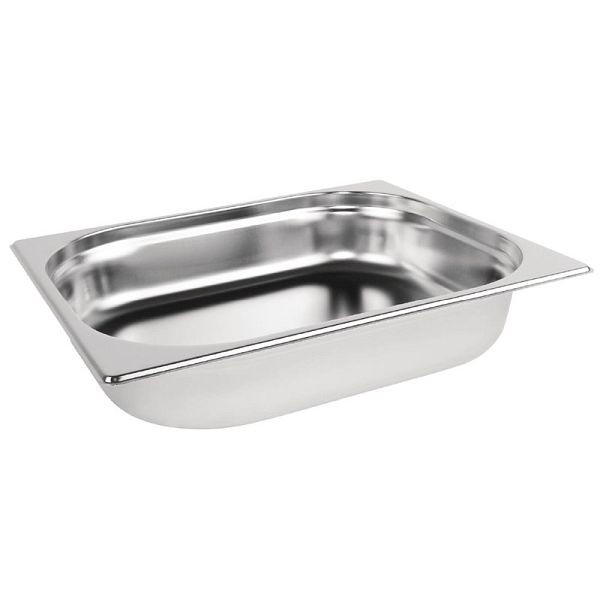 Vogue GN-Behälter Edelstahl 6,5cm GN1/2, für Kühlschränke, K927