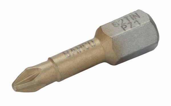 Bahco 1/4" Bits, 25 mm, TIN, PZ 1, 10er Pack, 62TIN/PZ1