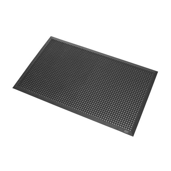 Notrax Oct-O-Flex Bevelled Freiliegende schmutzabkratzende Matten 599B, Schwarz, 120cm x 180cm, 599B0046OB