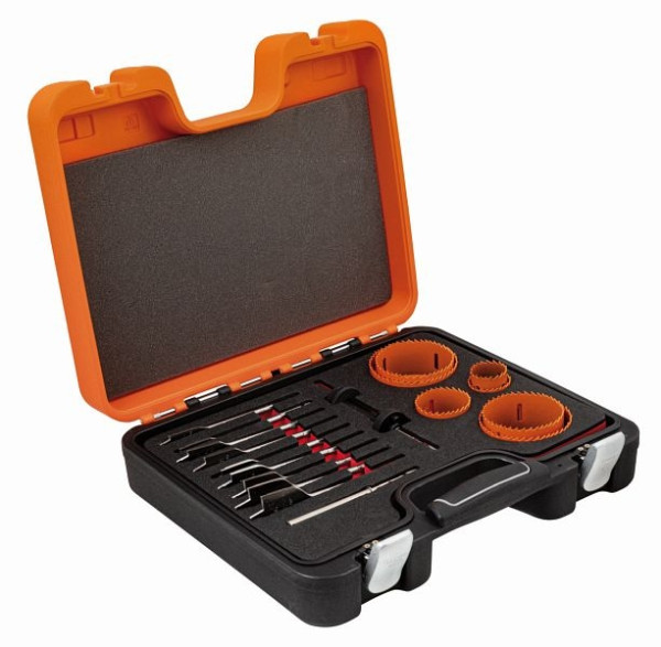 Bahco Lochsägensatz, gemischt, 12-86 mm, 18-teilig, 3835-SET-711