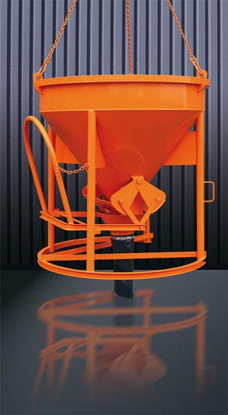 Eichinger Betonsilo 1016.1, 150l, Angeschweißte Kette, Hebelverschluss, Auslauf Ø 150 mm, 10160100300000