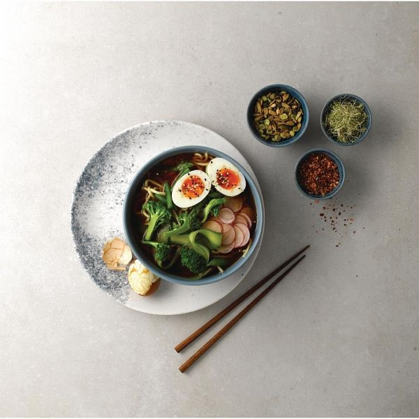 Churchill Nourish Oslo Blue Tiefe Schalen 155 mm (6 Stück), FE948
