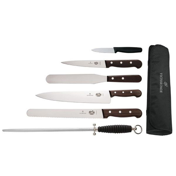 Victorinox 6-teiliges Messerset mit 25cm Kochmesser, S189