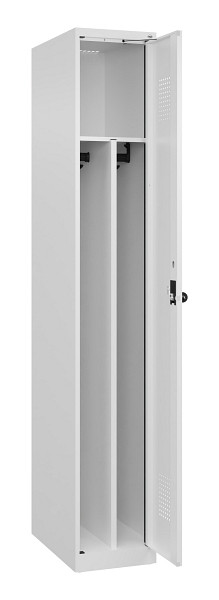 C+P Spind Evolo PLUS, 1 Abteil, 1850x300x500mm, 9016/9016, Verschluss Drehriegel, 049000-10F S10020