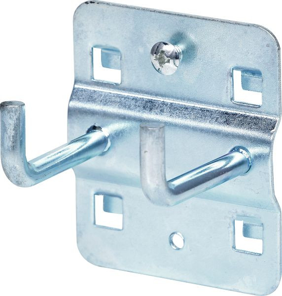 KS Tools Doppelter Werkzeughalter mit senkrechtem Hakenende, Durchmesser 6 mm, 35mm, 860.0816