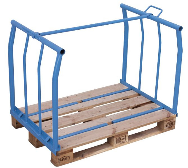 VARIOfit Palettenaufsatz Typ 66, Innenmaße: 1.130 x 800 mm, RAL 5012 lichtblau, Nutzhöhe: 970 mm, pa-080.010