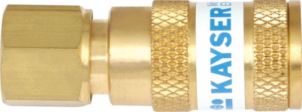 ELMAG Sauerstoff-Kupplung, IG 1/4' zu Druckminderer, inklusive automatische Gassperre nach EN 561, 55241