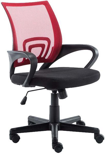CLP Bürostuhl Genius, rot, Netzbezug, 1037405, 4250420206797