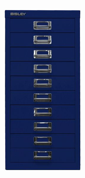 Bisley MultiDrawer, 29er Serie, DIN A4, 10 Schubladen, oxfordblau, L2910639
