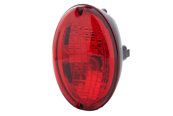 HELLA Nebelschlussleuchte - Agroluna - Halogen - 12V - Einbau - Lichtscheibenfarbe: rot - Stecker: DEUTSCH - links, 2NE 343 130-177