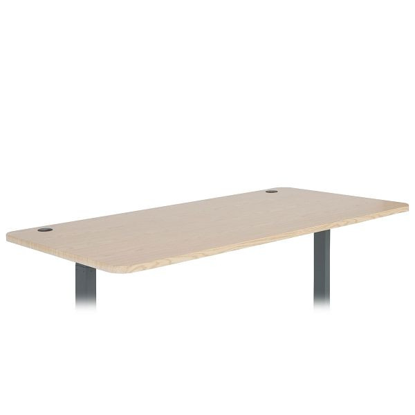 Mendler Tischplatte HWC-D40 für Schreibtische, Schreibtischplatte, 160x80cm, hellbraun, 75752